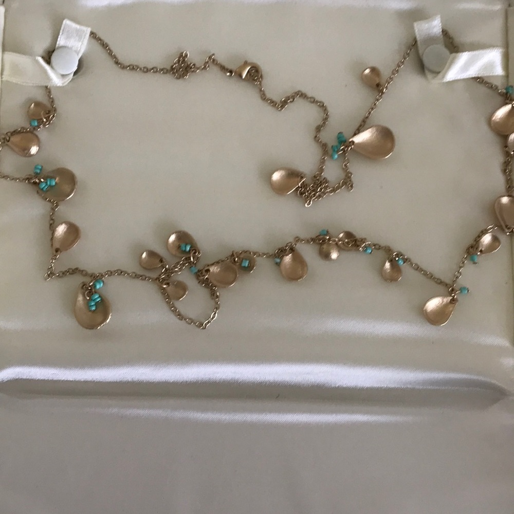 🎄HOST PICK🎄 Loft Turquoise & Gold Tone Necklace